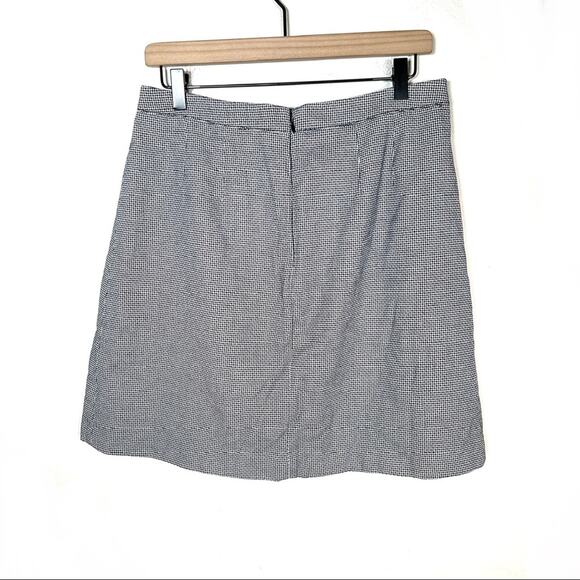 Loft black and gray size 10 A line knee length skirt with front pleat B92 - Picture 5 of 5